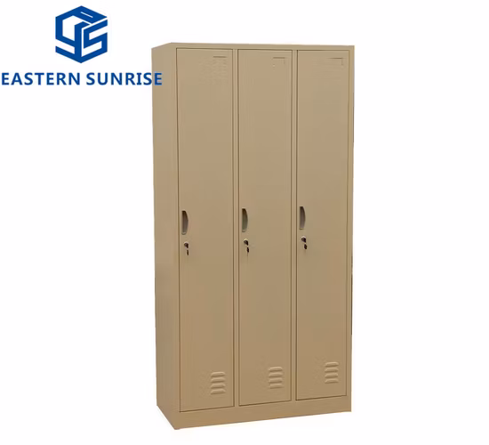 학교 학생 3 도어 금속 세탁실 사물함